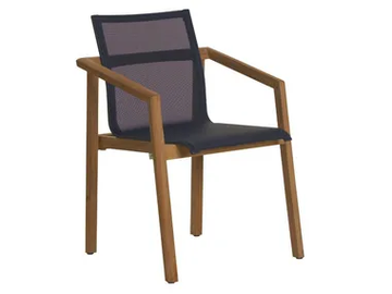 TEKURA - Batyline® garden chair with armrests by Les Jardins® - view 2